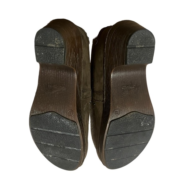 Dansko mavis brown leather studded clogs - Picture 6 of 7